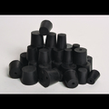 United Scientific Rubber Stoppers, 2-Hole, #8, PK 10 RST8-H2